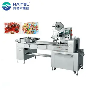 Alta qualidade automática industrial gummy doces embalagem embalagem embalagem wrapping machine