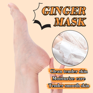 Masque exfoliant hydratant et réparateur au gingembre pour les pieds, marque privée ZOZU, vente chaude - Product Image 5