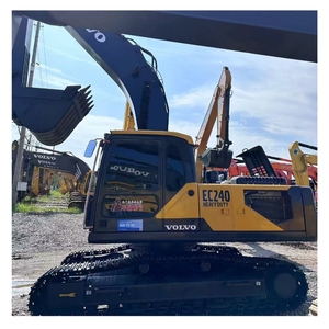 Excavatrice lourde Volvo Ec240 de 22 tonnes avec godet de terrassement, équipement de construction d'occasion - Product Image 1