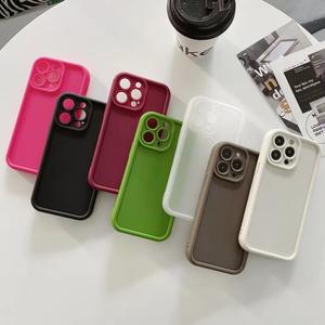 Venta al por mayor de sublimación de color caramelo en blanco funda de teléfono para <span class=keywords><strong>Huawei</strong></span> P70 Nova Y61 Y70 Honor 200 X6A X7B cubierta protectora a prueba de golpes - Product Image 2