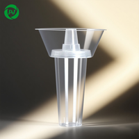 Gobelets en plastique PP 700 ml pour jus, thé au lait, café, vodka, eau minérale, salades de fruits, plateaux à collations, contenants à emporter