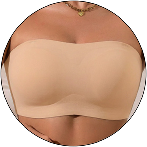 Sujetador sin tirantes HY Ice Silk Smooth No Trace con cierre trasero ajustable, efecto lifting y moldeador para atuendos con hombros descubiertos - Product Image 6