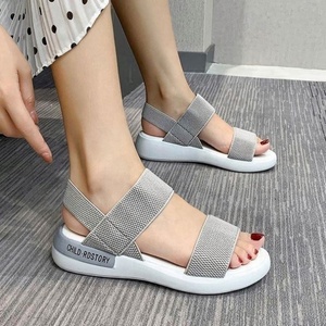 New Elastic <b>Tight</b>-Fitting Fairy Wind Roman Style for Summer Spring Winter With <b>Thin</b> Heels Flat Bottom Women's Shoes - Product Image 6