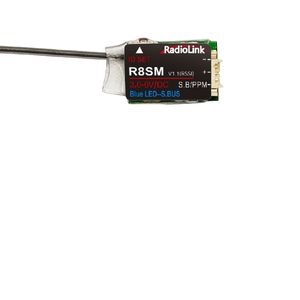 Récepteur Radiolink R8EF/<span class=keywords><strong>R8FM</strong></span>/R8SM/R8XM Récepteur à 8 canaux Gyroscope pour véhicule et navire Récepteur Radiolink télécommandé - Product Image 2