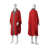 Chasuble unisexe pour prêtre, clergé, célébrant, vêtements d'église catholique, robe pour hommes et femmes, costume de cosplay d'Halloween en polyester