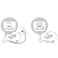 Séchoir à gants et casques compact 100W électrique avec stérilisation pour casques de motard, séchage rapide, usage domestique et bureau