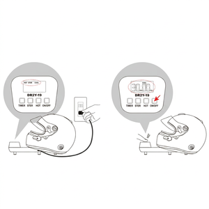 <span class=keywords><strong>Secador</strong></span> de <span class=keywords><strong>Casco</strong></span> Portátil Eléctrico de 100W con Función de Esterilización para <span class=keywords><strong>Casco</strong></span> y Guantes de Motocicleta y Bicicleta 220-240V - Product Image 4