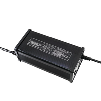 Boîtier en aluminium à bonne dissipation thermique, chargeur lithium 60V 20A pour batteries lithium de trottinettes électriques multi-tensions