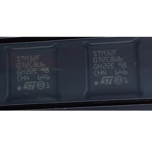 วงจรรวม ชิ้นส่วนอิเล็กทรอนิกส์ ไอซีชิป STM32F072C8U6 ของแท้ มีสินค้าในสต็อก - Product Image 1