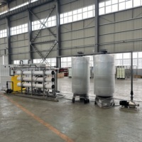 Système de traitement d'eau par osmose inverse (RO) direct usine, 5000 litres par heure, fonctionnement sécurisé pour l'eau de mer, de rivière et de lac