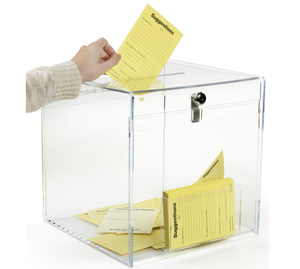 Cheap Custom Design Transparent <b>Plastic</b> Acrylic Ballot <b>Donation</b> Comment Complaint Suggestion <b>Box</b> With Lock - Product Image 6