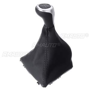 1x 5 Speed / 6 Speed Handle Leather Shifter Car Inner Gear Shift Knob With <b>Boot</b> <b>Cover</b> for BMW F30 F31 F32 F33 F34 F35 F36 - Product Image 4
