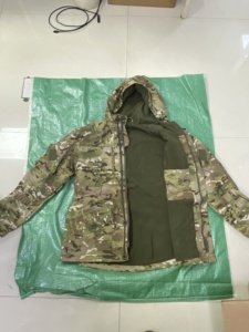 DFG01 Camouflage outdoor fleece GORKA suit winter <b>warm</b> thick heavy duty men water proof parka customized and stock - Product Image 2