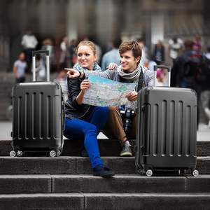 Ensemble de 3 pièces de bagages à roulettes en ABS avec logo personnalisé en gros d'usine valise d'affaires antivol pour le voyage <span class=keywords><strong>des</strong></span> garçons échantillon gratuit - Product Image 5