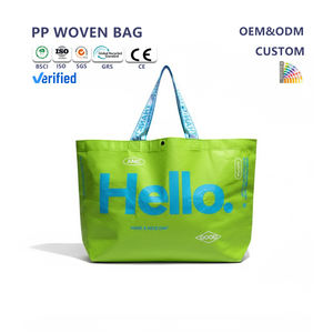 Изготовленная на заказ, вместительная, экологически чистая, водонепроницаемая складная сумка из полипропилена с ручками и плечевым ремнем для выставок в Китае - Product Image 1