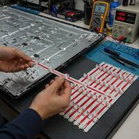 Kit Perbaikan Penggantian Strip Lampu LED TV SHIZI, Kecerahan Tinggi untuk Panel Layar TV LCD, Universal, Pasokan OEM