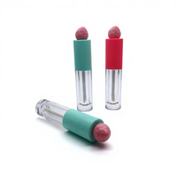 Tube de brillant à lèvres DIY vide en ABS avec capuchon en forme de fraise, emballage cosmétique transparent personnalisable, marque YanXing
