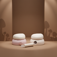 Nouveau style tendance : Matériau d'emballage cosmétique en ABS de haute qualité (3,5g-5g) en forme de champignon pour crème et masque visage