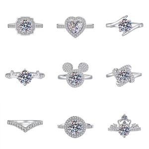 Bague ajustable tendance en cuivre et pierres précieuses pour femme, style européen et américain, anti-ternissement, incrustation créative, bijoux de mode - Product Image 6