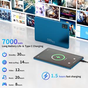 10 inç Android 14 Tablet IPS yüksek çözünürlüklü LCD ekran 8GB RAM 64GB Wi-Fi 6 hızlı taşınabilir klavye 2 yıl koruma kavisli Metal gövde - Product Image 4