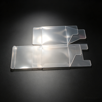 Boîte en plastique transparente carrée de 10*10*10 cm, boîte de rangement multi-usages pour desserts, boucles d'oreilles, porte-clés, petits objets artisanaux