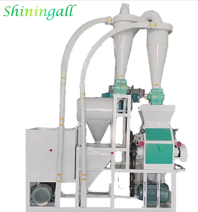 우간다의 12 톤 15 tpd 포쇼 밀 옥수수 밀링 머신 옥수수 연삭 기계