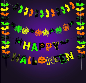 Fête d'Halloween Décoration Festival Ensemble Anniversaire Bruant Décorations Fournitures Guirlande Pour Halloween Jardin Intérieur Décor À La Maison - Product Image 2