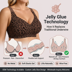 <span class=keywords><strong>Reggiseno</strong></span> minimizzatore moderno senza ferretto, traspirante, con spalline regolabili convertibili, taglie forti, coppe grandi, supporto completo per donna - Product Image 5
