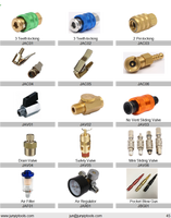 JUNYI OEM Pièces pneumatiques en aluminium, embout de gonflage de pneu, outil de gonflage de précision, fonction de verrouillage, rapide et efficace, garantie 1 an