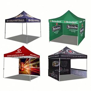 ออกแบบเต็นท์โฆษณาพับเก็บได้ปรับแต่งโลโก้ได้ สำหรับงานโปรโมชั่นและงานแสดงสินค้า พร้อมกันแดด - Product Image 6