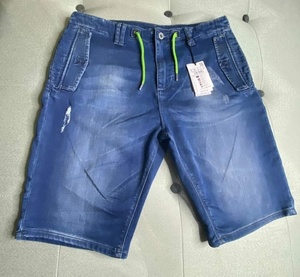 Jorts en denim à la mode pour hommes Shorts en jean décontractés Streetwear pour les loisirs de plein air Shorts personnalisés de meilleure qualité pour les garçons déchirés - Product Image 3