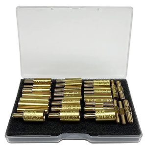 Adattatori per raccordi per asta di pulizia della pistola confezione da 30 pezzi 5-40 8-32 10-32 5/16-27 M3 M4 M5 filettature nel connettore dell'asta <span class=keywords><strong>maschio</strong></span> e femmina - Product Image 1
