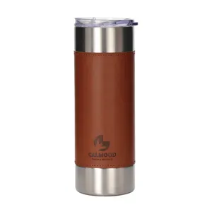 Produk ramah lingkungan dinding ganda 2024 Tumbler dapat disesuaikan baja tahan karat terisolasi 20 oz Tumbler dengan tutup