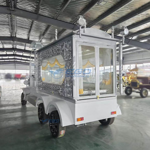 รถศพโบราณไฟฟ้าสีเงินสุดหรู ผลิตภัณฑ์ใหม่จากโรงงานจีน ขายตรง - Product Image 4