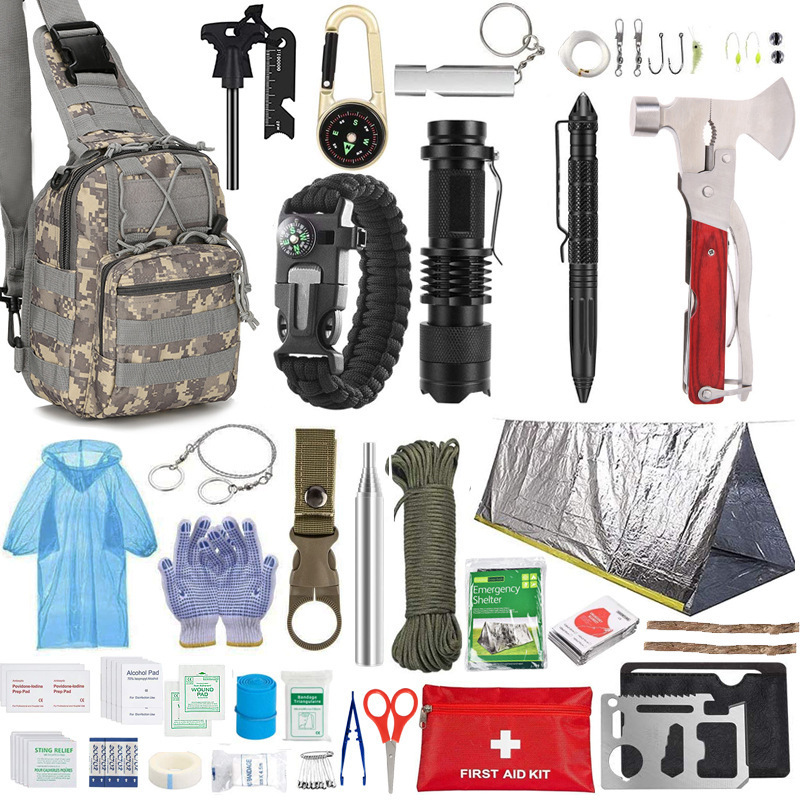 Set di borse mimetiche digitali grigie