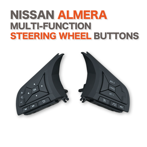 N18 VersaN18อเนกประสงค์สำหรับ Nissan <span class=keywords><strong>Almera</strong></span> ปุ่ม<span class=keywords><strong>พวงมาลัย</strong></span>ปลั๊กแอนด์เพลย์อัปเกรดโดยตรงโดยไม่มีการดัดแปลง - Product Image 1
