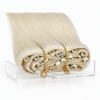 Extensions de cheveux humains à micro-boucles de haute qualité, 100% cheveux vierges chinois raides Remy, sans perte de cheveux, pour femmes
