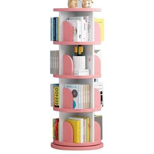 Bibliothèque moderne en bois blanc Meubles de bibliothèque <span class=keywords><strong>d</strong></span>'affichage <span class=keywords><strong>d</strong></span>'<span class=keywords><strong>angle</strong></span> récupérés rotatifs en bois MDF - Product Image 1