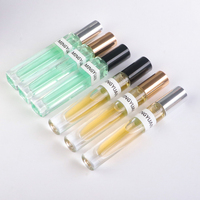 Bouteille de parfum de brume de pulvérisation de haute qualité récipient en verre carré pour parfum bouchon électrolytique atomiseur de parfum rechargeable 10ml