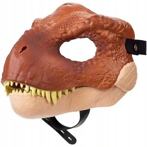 Máscara de Dinosaurio con Mandíbula Abrible, Textura y Color Realistas, Aberturas para Ojos y Nariz - Product Image 2