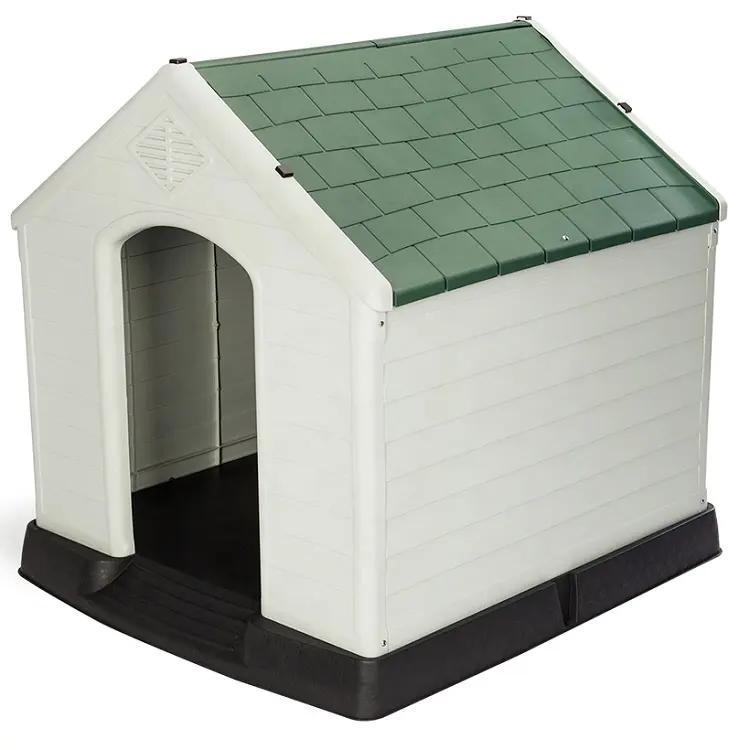 Outdoor Indoor Waterproof Windproof Pet Kennel Plastic Dog House Puppy Shelter