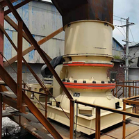 Trituradora de Cono Hidráulica de Un Solo Cilindro HST con Caja de Engranajes Controlada por PLC para Procesamiento de Mineral, Estable y Consistente en Roca Dura