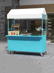 Carrito de hierro para exteriores, carrito de comida móvil para mercado nocturno, centro comercial, supermercado, promoción de actividades - Product Image 1