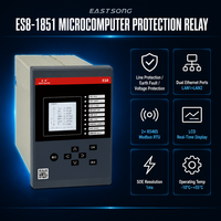 Relé de Protección de Línea de Alimentación EastSong ES8-1851 para Equipos de Media Tensión, Doble Ethernet, RS485, Modbus RTU, SOE 1ms, Fabricante