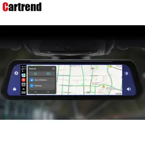 Multi-functional Dvr Mirror Carplay Dashboard Dash Cam Dual Lens Cae Full Hd Drive Recorder Stream Dash Camera RearView CAM