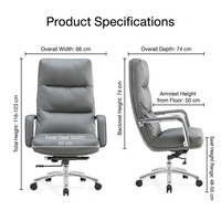 Chaise de bureau moderne à dossier haut pour dirigeant, chaises de bureau VIP de haute qualité, adaptées au personnel et aux visiteurs, chaise de bureau fabriquée en Chine 360