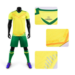 足球服定制聚酯快干空白高品质足球训练足球服透气足球服运动服 - Product Image 5