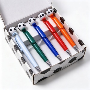 Stylo Bille Promotionnel en Forme de Ballon de Football – Stylos Rétractables Amusants en Forme de Ballon de Foot avec Lots en Stock à Prix Abordable - Product Image 3