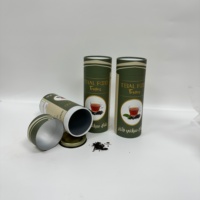 Boîte d'emballage alimentaire en papier jetable, échantillon gratuit, tube mat de 19 cm, couvercle métallique hermétique pour whisky, jus, chocolat, fraise