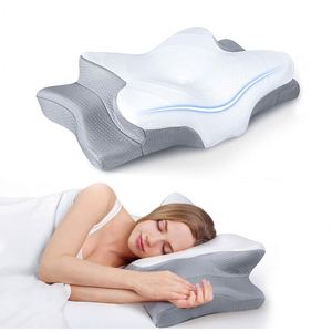 Almohada Cervical Ortopédica Terapéutica de Espuma Viscoelástica Ergonómica con Personalización Profesional para Dormir de Lado - Product Image 1